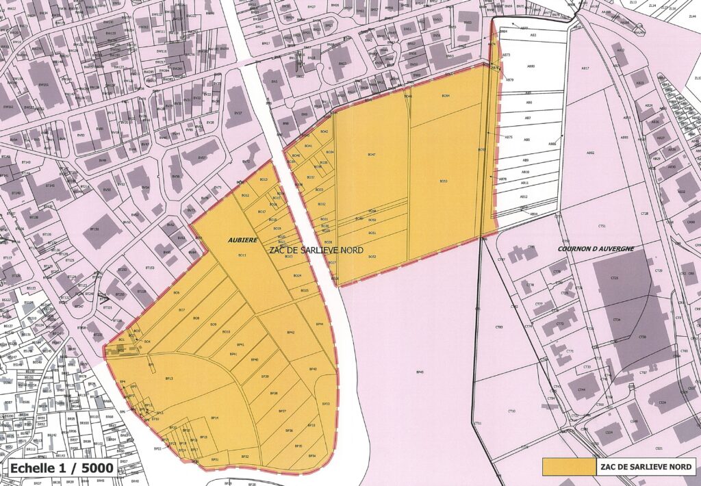 Immeubles de logements collectifs et voirie dans les quartiers nord de Marseille