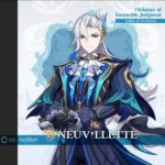 Illustration de Neuvillette, personnage Hydro et iudex de Fontaine dans Genshin Impact